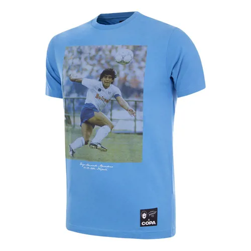 Naepel Maradona Away T-Shirt - Hellblau