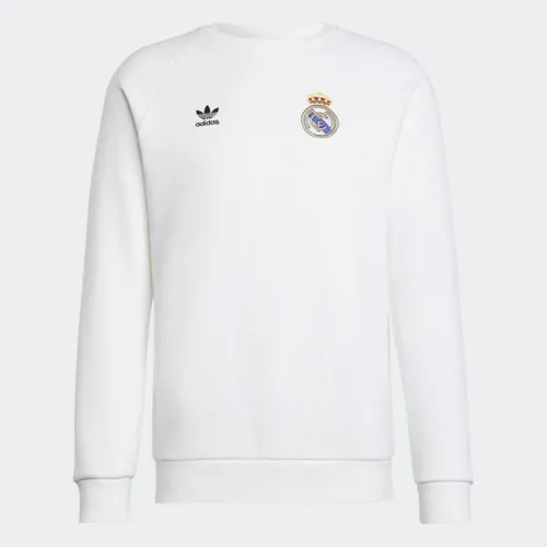 Sweat-shirt Real Madrid adidas originals - Weiss
