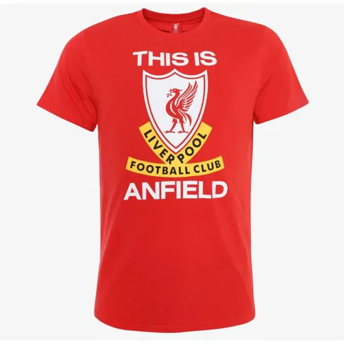 Liverpool FC This is Anfield T-Shirt - Rot - Kinder