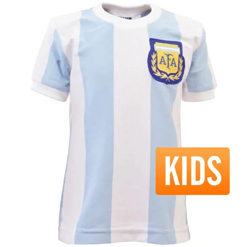 Argentinien Retro Fussballtrikot Kinder