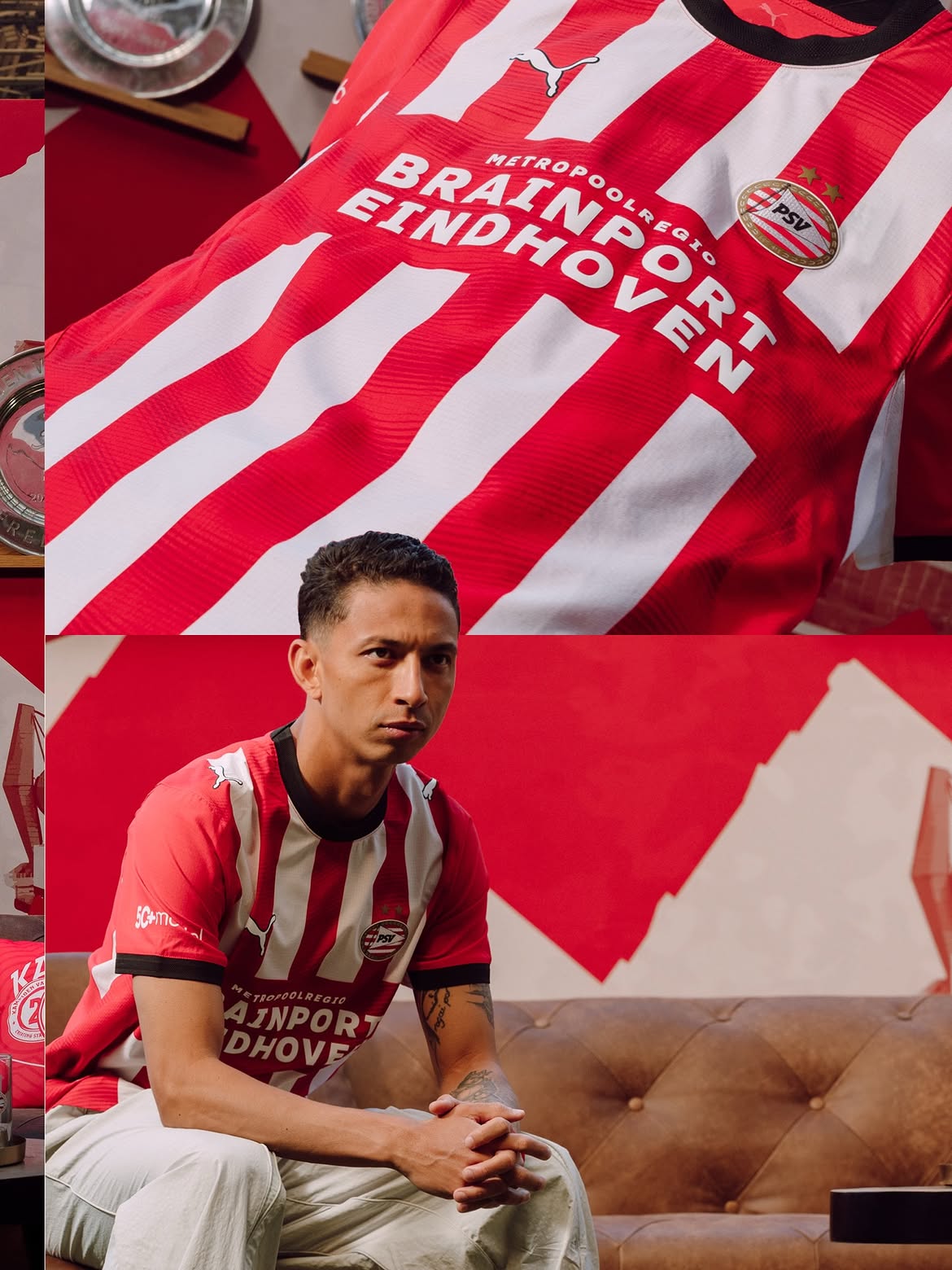 Das PSV Heimtrikot 2026-2027 setzt auf traditionelles Design