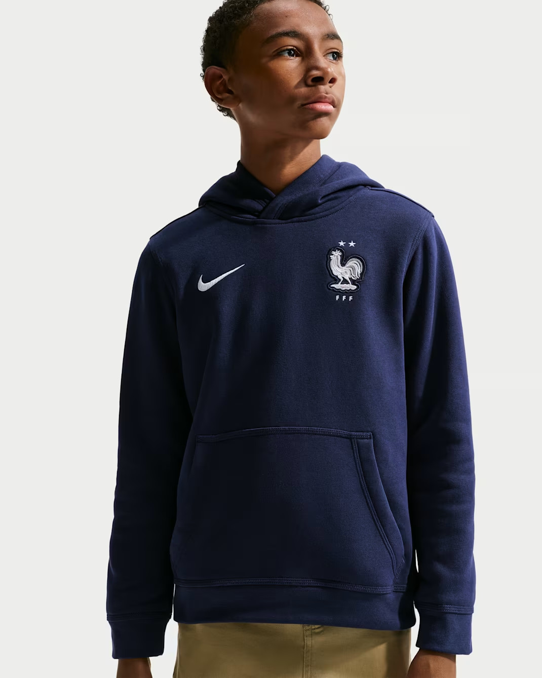 Frankreich Kapuzzenpulli 2026-2027 - Dunkelblau - Kinder