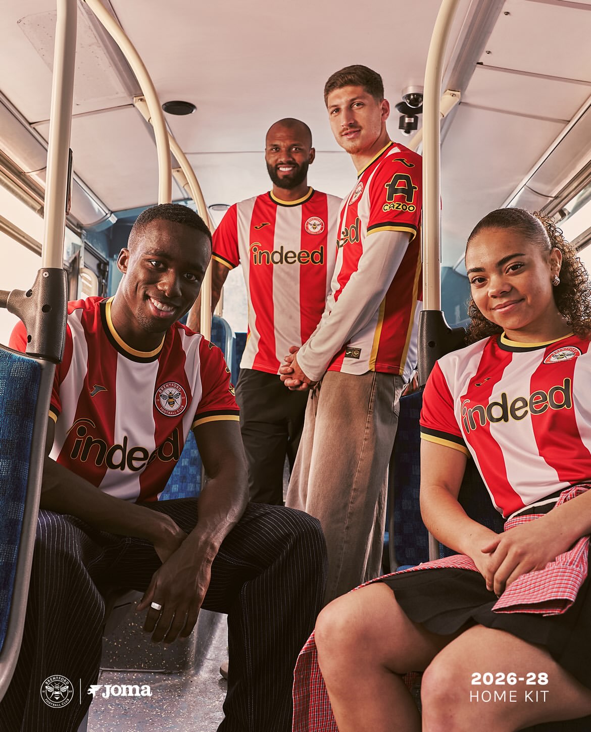 Brentford Heimtrikot 2026-2028 von Joma