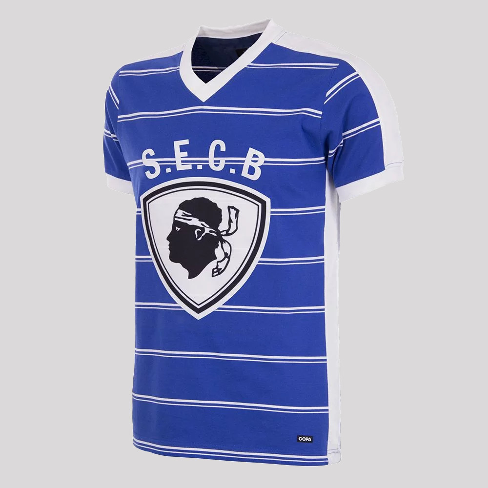 SC Bastia Retro Fussballtrikot 1981-1982