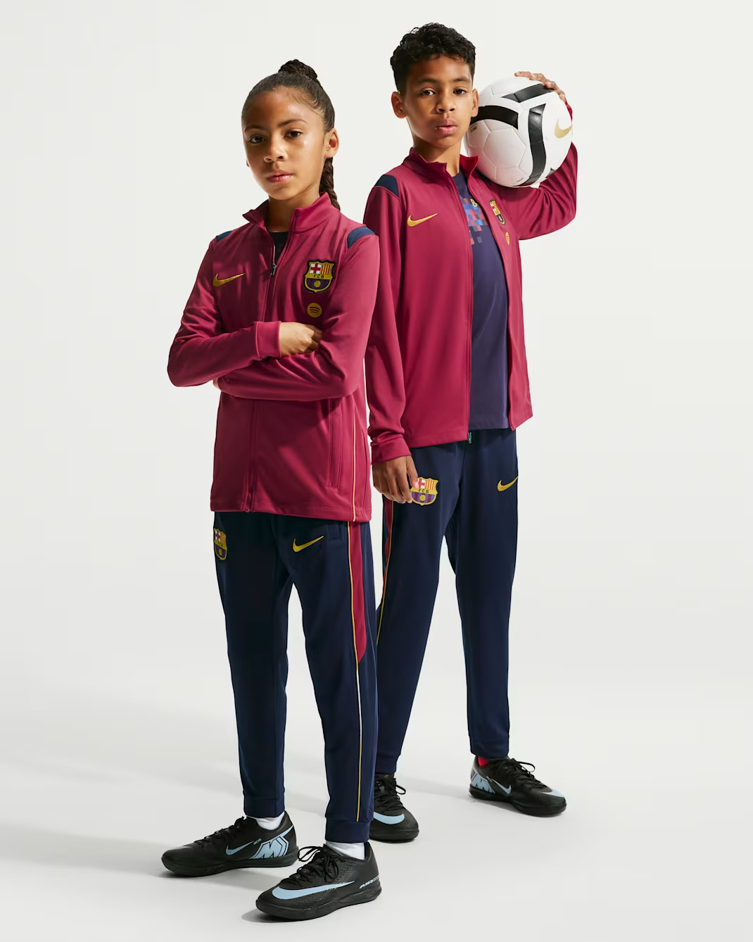 FC Barcelona Trainingsanzug 2026-2027 - Rot/Navy - Kinder