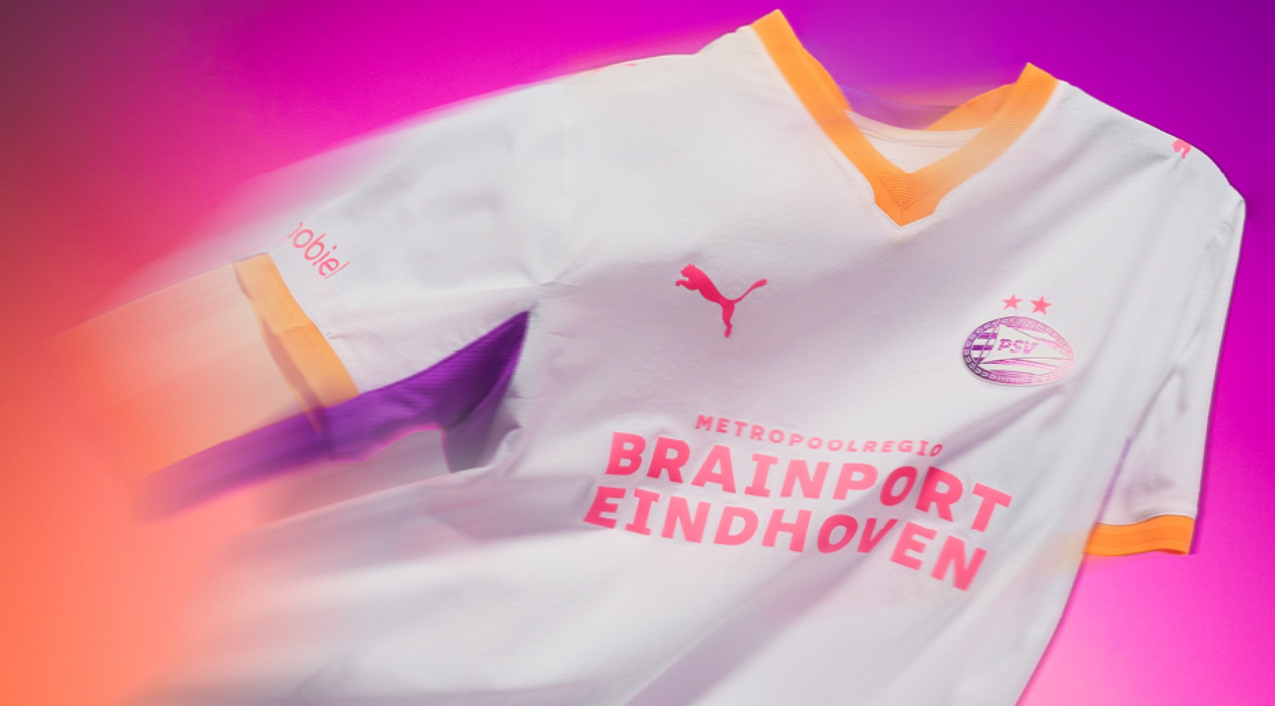 PSV Auswärtstrikot 2026-2027, inspiriert vom Sonnenaufgang