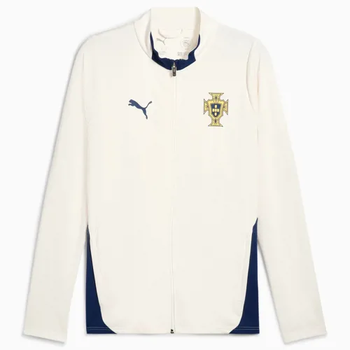 Portugal Trainingsjacke 2025-2026 - Cream/Blau