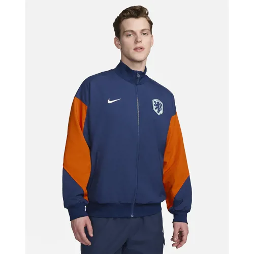 Niederlande Anthem Trainingsjacke 2024-2025 - Blau
