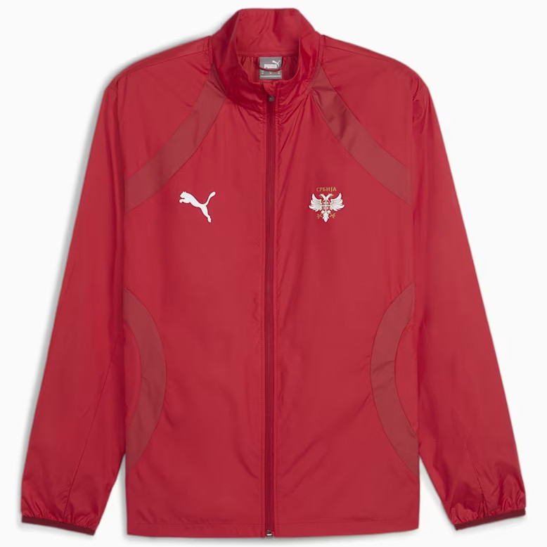 Serbien Trainingsjacke 2024-2025 - Rot