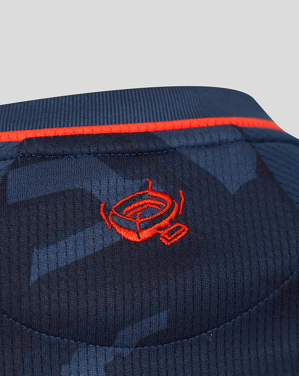 Feyenoord drittes Trikot 2026-2027 navyblau mit orangefarbenen Details!