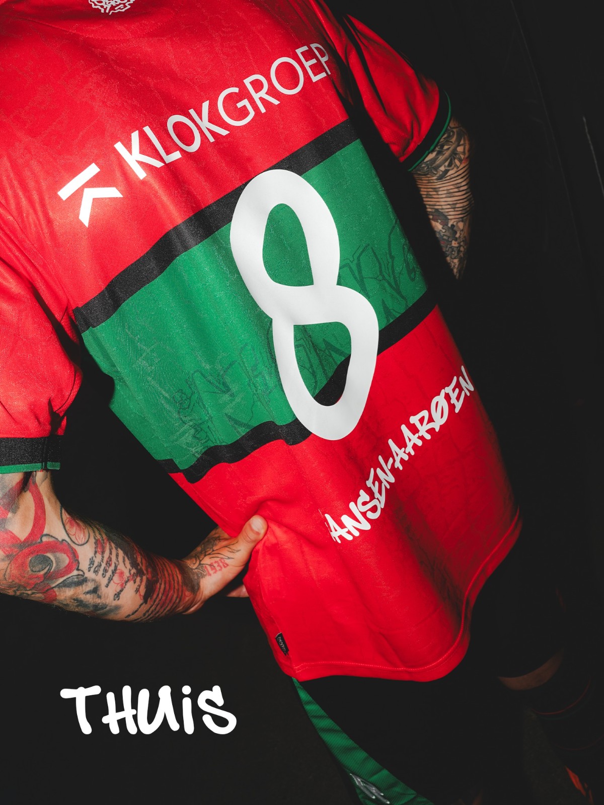 N.E.C. Nijmegen Heimtrikot 2026-2027 von Robey