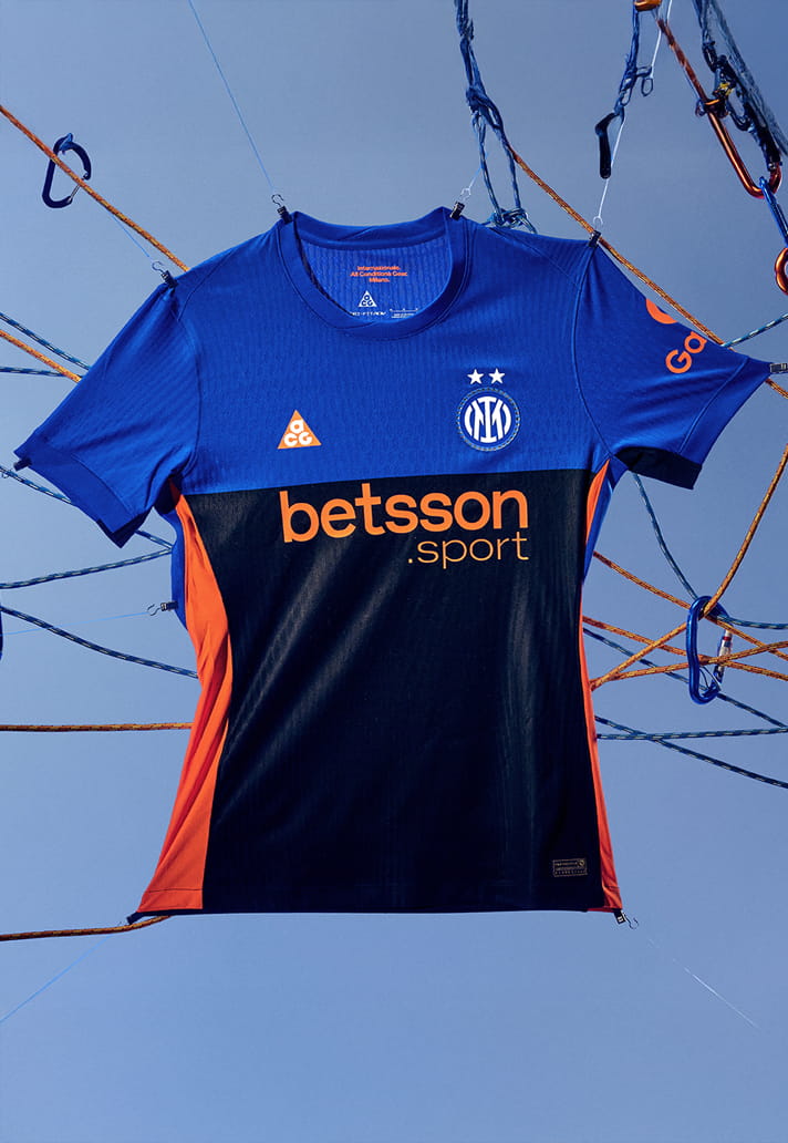 Inter Mailand präsentiert das 4. Trikot 2025–2026 – inspiriert von Outdoor-Abenteuern und Nike ACG