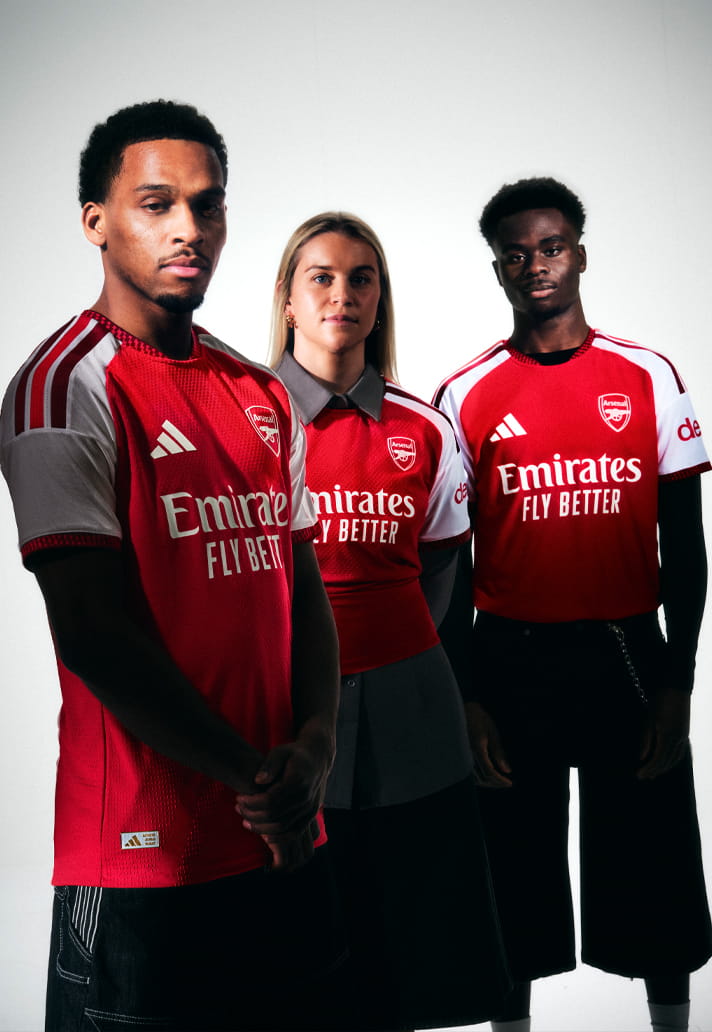 Arsenal Heimtrikot 2026-2027 inspiriert vom Emirates Stadium