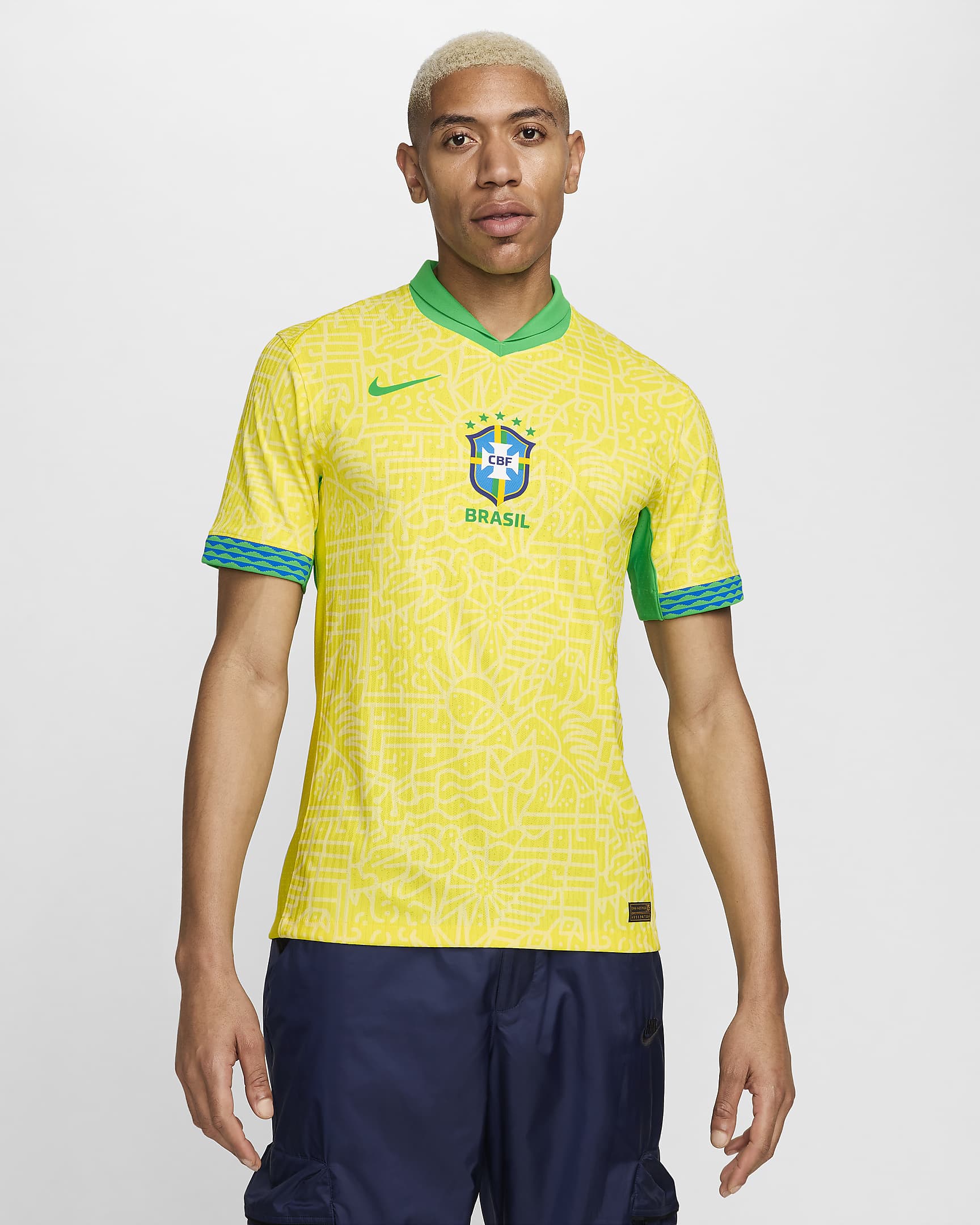 Brasilien Dri Fit ADV Heimtrikot 2024-2025