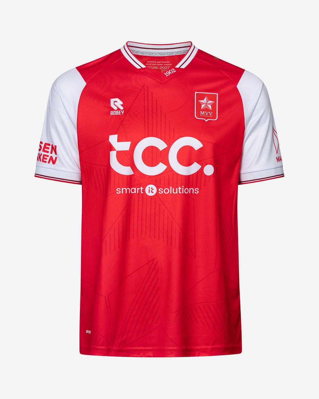 Das sind die MVV Maastricht Trikots 2026-2027 von Robey