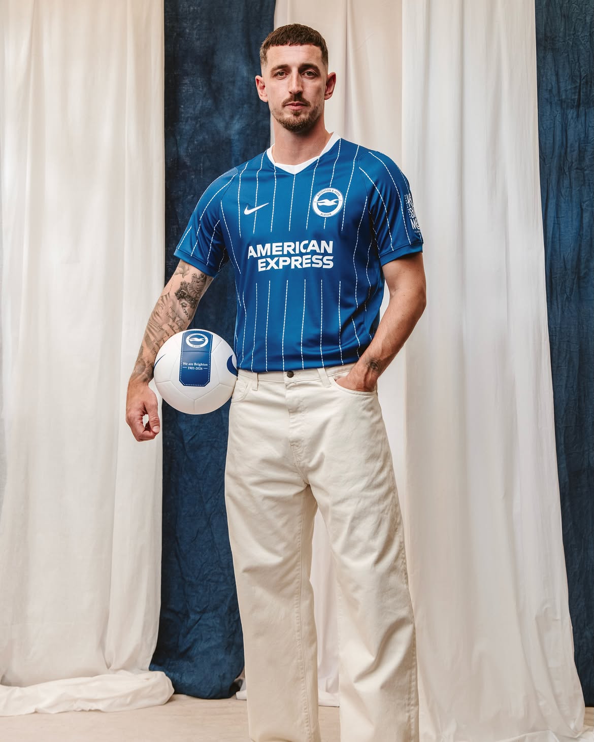 Brighton & Hove Albion Trikots 2026-2027 inspiriert von den Trikots von 1983
