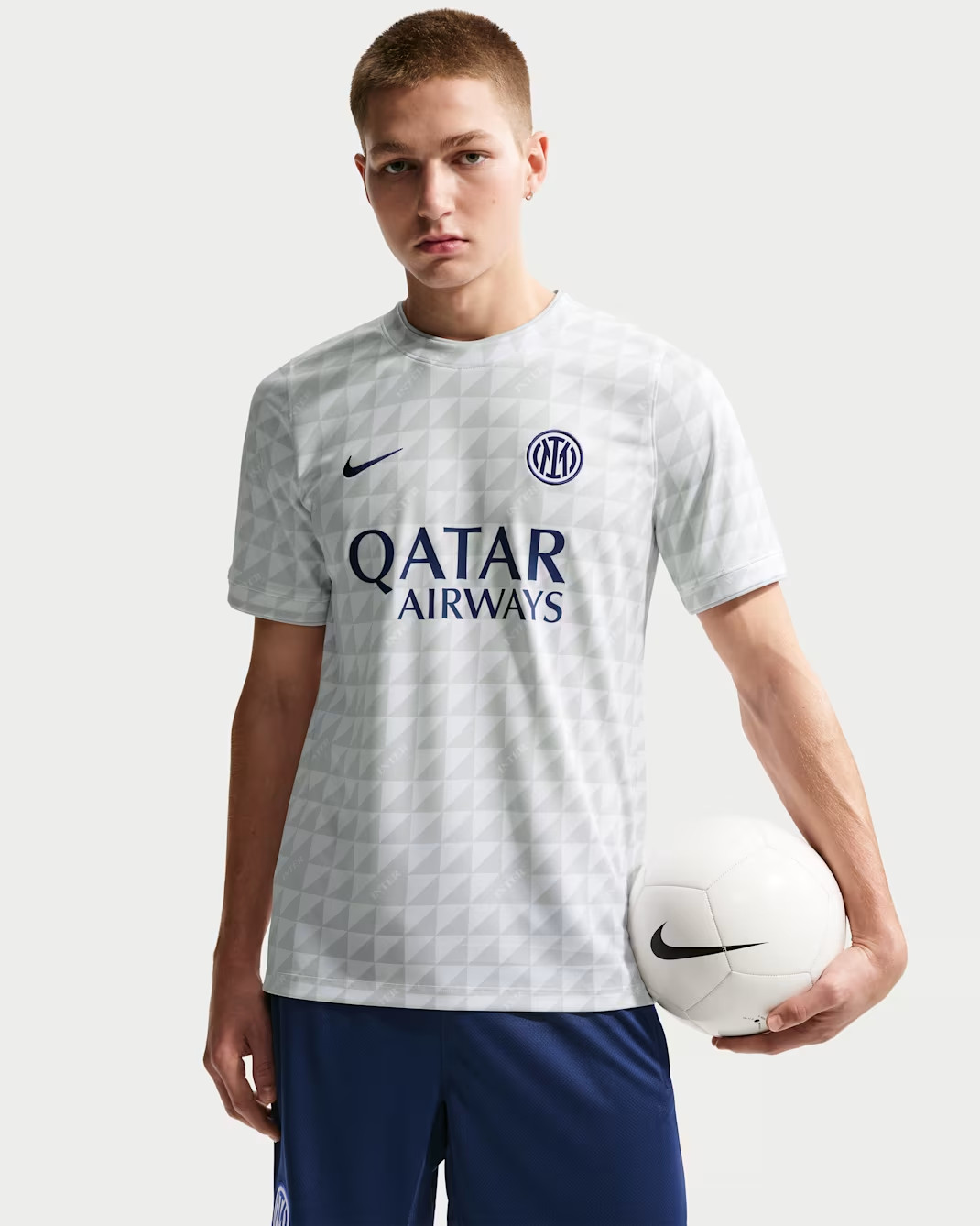 Inter Mailand Aufwärmtrikot 2026-2027 - Blanc