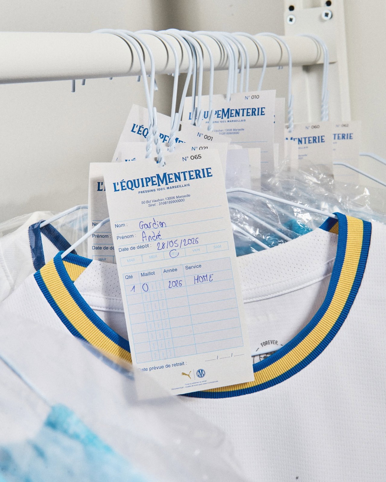 Olympique Marseille Heimtrikot 2026-2027 enthält neues Logo!