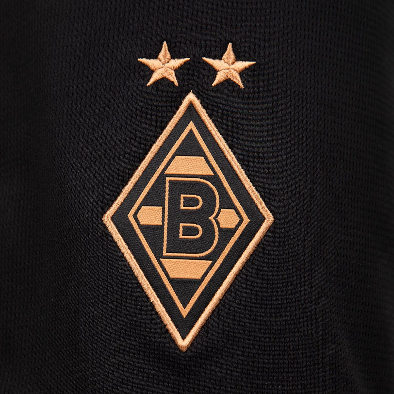 Borussia Mönchengladbach Auswärtstrikot 2026-2027 schwarz mit bronzenen Akzenten