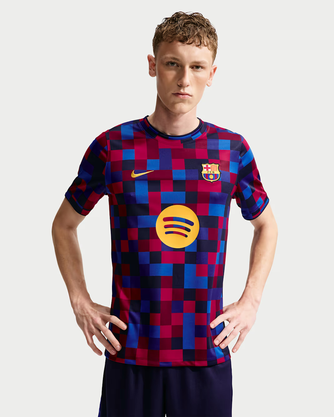 FC Barcelona Aufwärmtrikot 2026-2027 - Blau/Rot