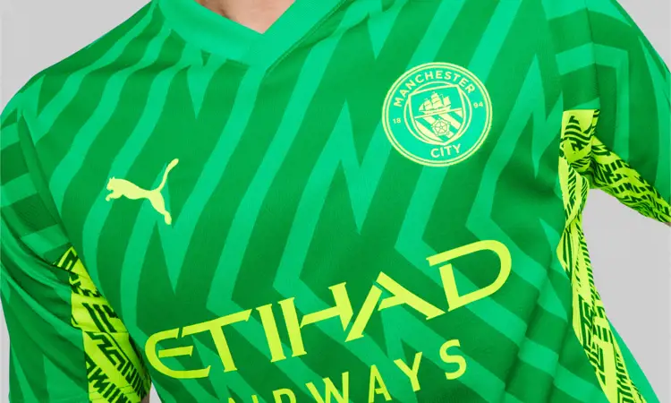 Das ist das Manchester City Torwarttrikot 2023-2024